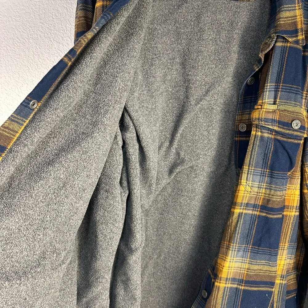 Duluth Trading Co. Flapjack Fleece Lined Relaxed Fit Shirt‎ Jacket Sz XXL T - Picture 5 of 6